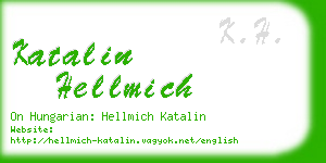 katalin hellmich business card